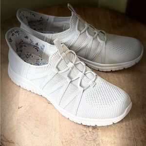 *NEW*SKECHERS Slip-ins Virtue Washable Mesh Sneakers- Coral Bliss, Grey- Sz 9